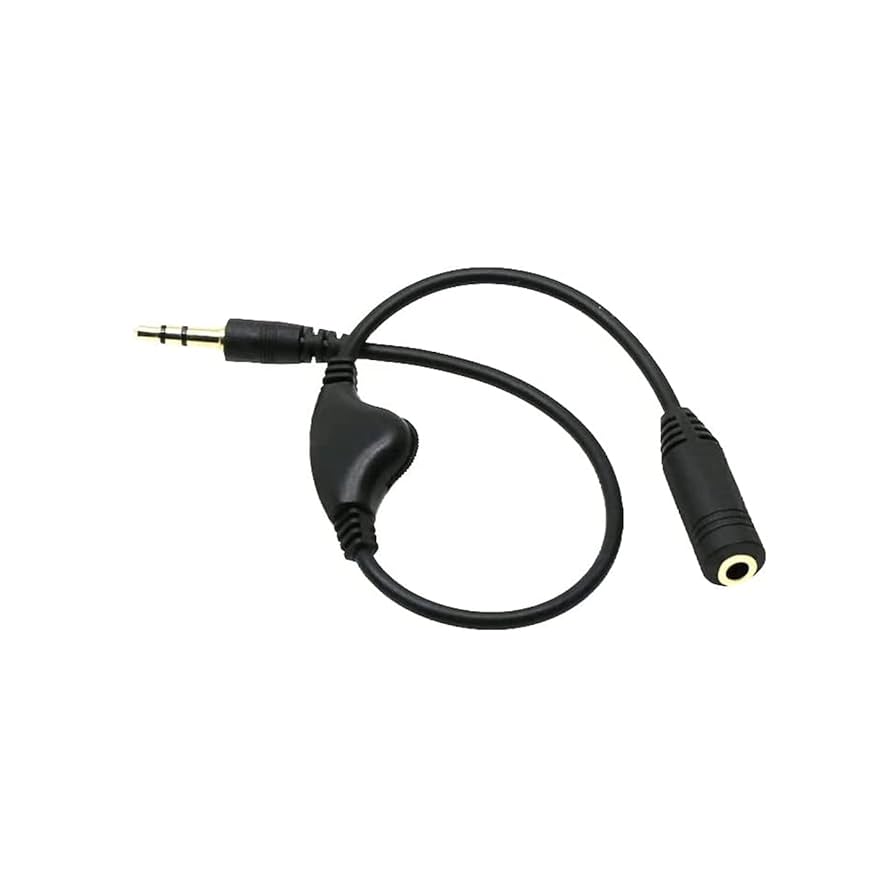 Angoily ヘッドフォン延長コード オーディオ ケーブル Amazon | 3.5mm ヘッドホン延長 ケーブル 30cm ボリューム調節